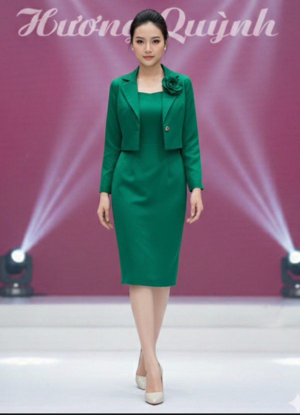 Vest xanh nữ
